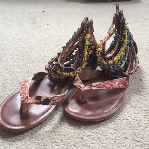 Zigisoho beaded sandals